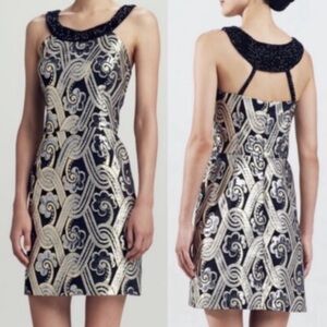 Lilly Pulitzer Sydney Dress in Black and Gold